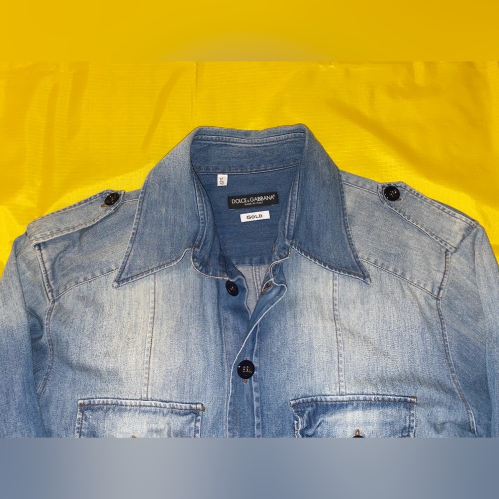 DOLCE & GABBANA® ultra sexy western denim shirt (17) - Picture 4 of 6